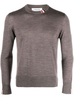 Вълнен пуловер Thom Browne кафяво