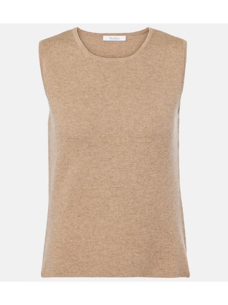 Kaschmir ull väst Max Mara beige