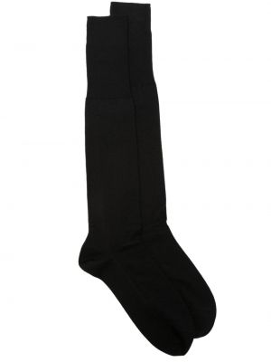 Кашмирени чорапи с принт Marcoliani черно