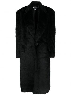 Palton de blană Junya Watanabe negru