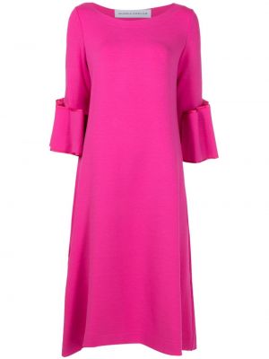 Midi haljina Gloria Coelho ružičasta