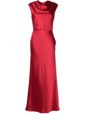 Вечерна рокля без ръкави Amsale червено