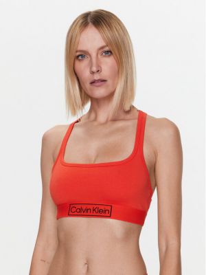 Liemenėlė be paminkštinimo Calvin Klein Underwear oranžinė
