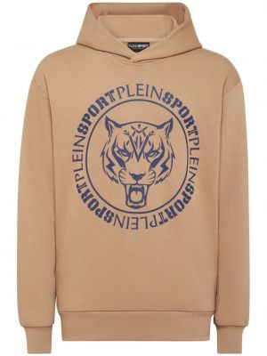Sportska dugi sweatshirt s printom s uzorkom tigra Plein Sport