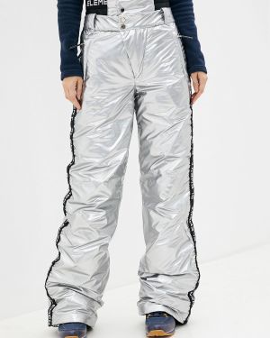 Утепленные брюки Odri, серебряные
