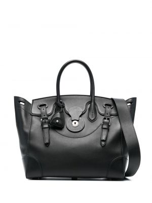 Τσάντα shopper Ralph Lauren Collection μαύρο