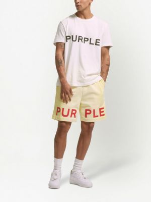 Shorts de sport à imprimé Purple Brand