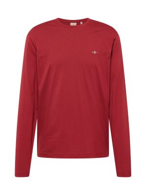 Μακρυμάνικη μπλούζα Gant κόκκινο