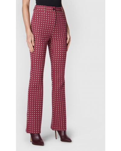 Liu Jo Pantaloni din material WF2515 J4040 Roz Regular Fit