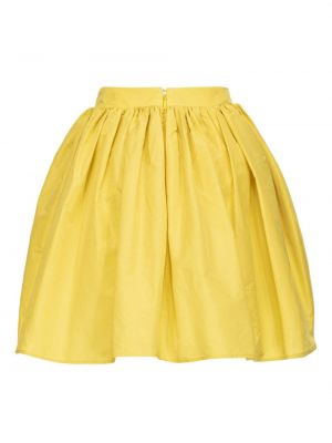 Plisuotas mini sijonas Pinko geltona