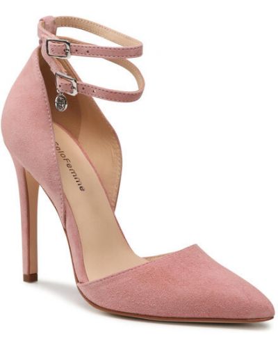 Pantofi cu toc cu toc Solo Femme roz