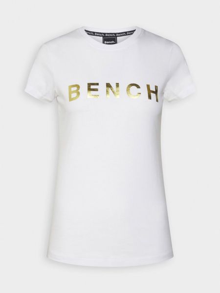 Koszulka z nadrukiem Bench biała