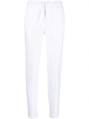 Kalhoty s výšivkou Love Moschino bílé