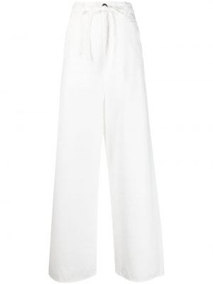 Relaxed памучни панталон Haikure бяло