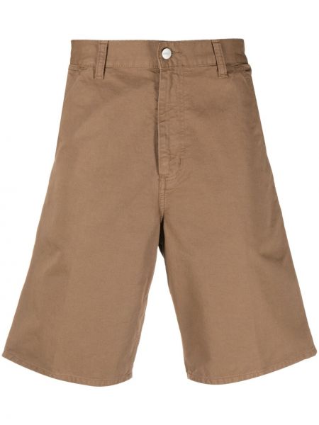 Pantaloni di cotone Carhartt marrone
