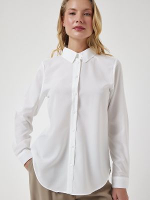 Košile Happiness İstanbul bílá