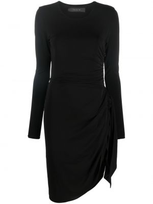 Асиметрична рокля от джърси Federica Tosi черно