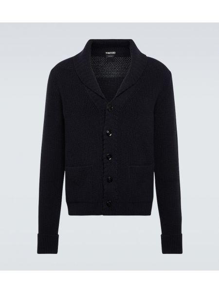 Cardigan en cachemire Tom Ford bleu