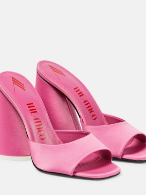 Sandali di raso The Attico rosa