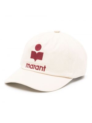 Șapcă cu broderie Marant roșu