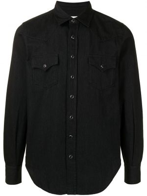 Džinsiniai marškiniai Saint Laurent juoda