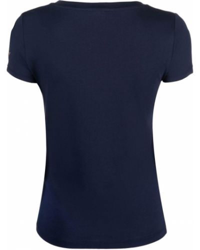 Marškinėliai Ea7 Emporio Armani mėlyna