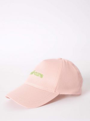 Памучна шапка с козирки Defacto розово