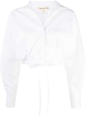 Βαμβακερό πουκάμισο Mara Hoffman λευκό