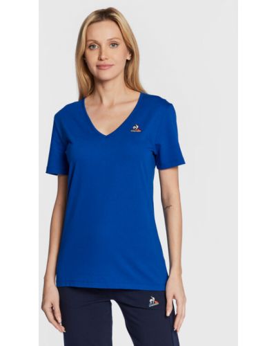 Priliehavé tričko Le Coq Sportif modrá