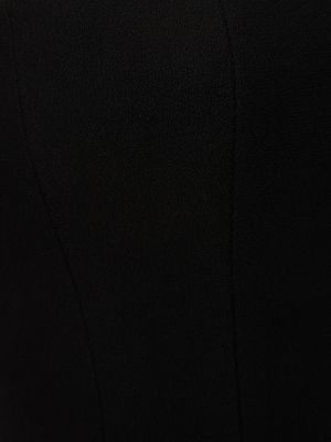 Soutien-gorge bandeaux en crêpe Mônot noir