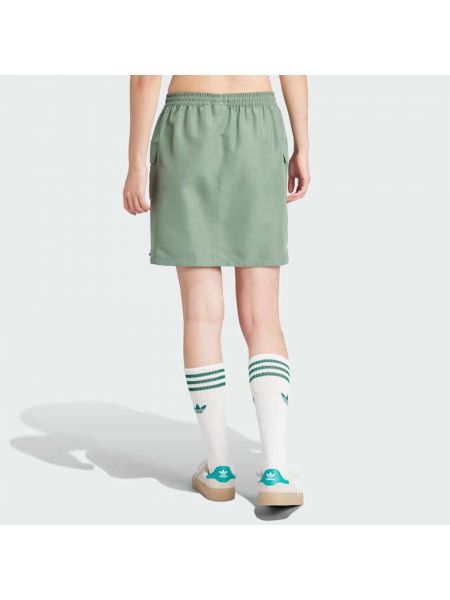 Юбка мини Adidas зеленая