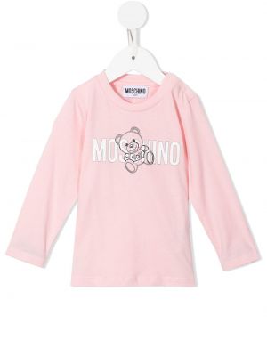 Lang topp for jenter Moschino Kids rosa