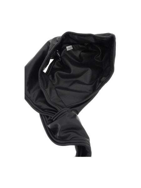 Gorro de cuero con capucha de cuero sintético Y/project negro