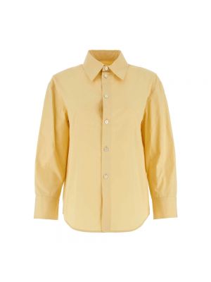 Koszula oversize Jil Sander żółta