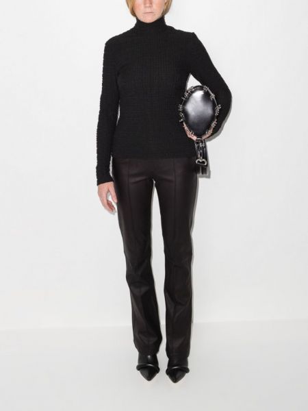 Pull en tricot à imprimé Givenchy noir