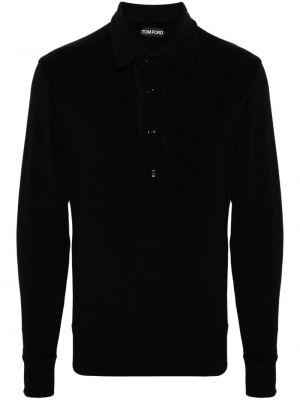 Поло тениска Tom Ford черно