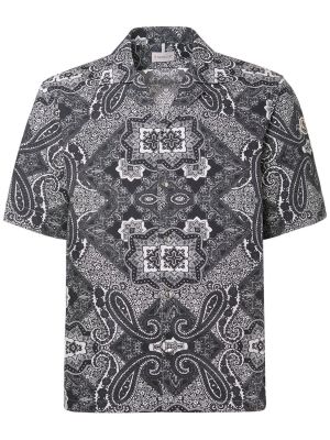 Medvilninė marškiniai Moncler pilka