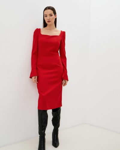 Платье Amandin красное