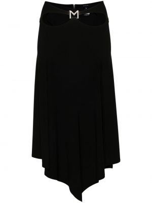 Černé midi sukně Mugler