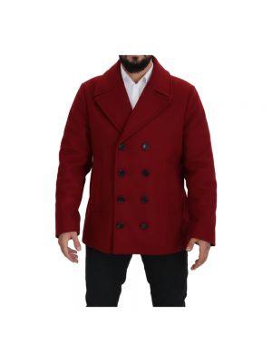 Czerwony płaszcz Dolce And Gabbana