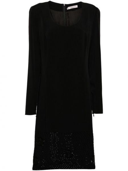 Robe mi-longue à imprimé Christian Dior Pre-owned noir