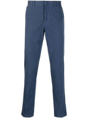 Chino панталони с ниска талия Boss синьо