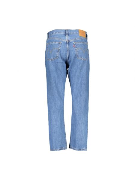 Proste jeansy bawełniane Levi's niebieskie
