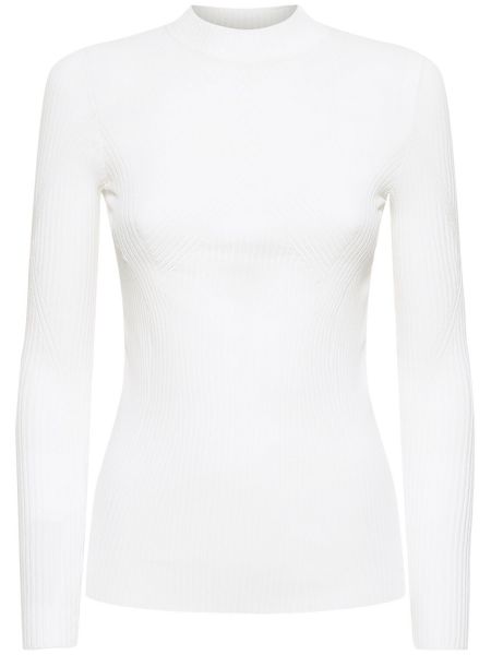 Suéter de viscosa Alberta Ferretti blanco