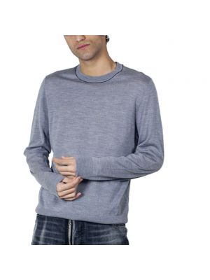 Jersey merinowolle sweatshirt mit rundem ausschnitt Paul Smith