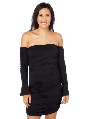 Платье мини Wayf черное