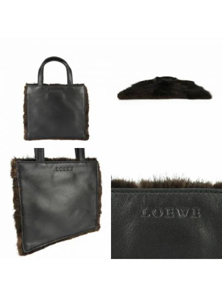 Mini bolso de cuero Loewe Pre-owned negro