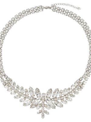 Srebrny naszyjnik z kryształkami Jennifer Behr