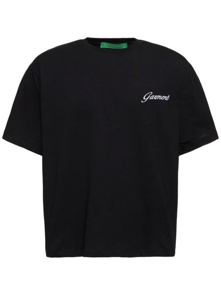 Tričko s výšivkou Garment Workshop čierna