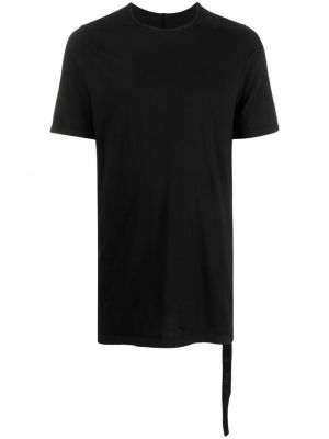 Drapované bavlněné tričko Rick Owens Drkshdw černé